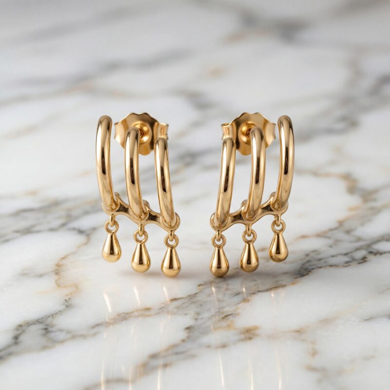 Aretes Rocío Dorado