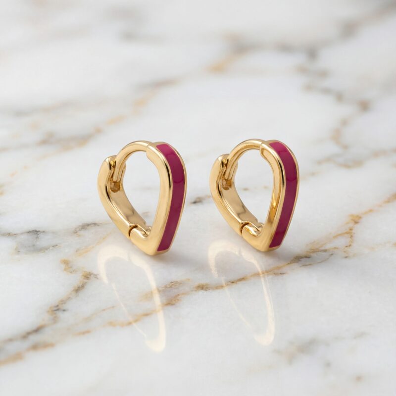 Aretes Corazón Vibrante