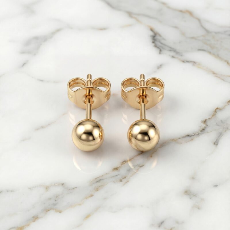 Aretes Resplandor Dorado