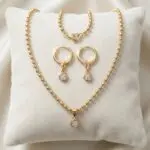 Trío Constelación en Baño de Oro Real 18K y Cobre Ecológico SGS hipoalergénico libre de níquel - D'moé Joyería