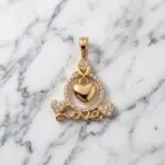 Dije Dulce Amor en Baño de Oro Real 18K y Cobre Ecológico SGS hipoalergénico libre de níquel - D'moé Joyería