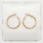 Aretes Esencia Pura en Baño de Oro Real 18K y Cobre Ecológico SGS hipoalergénico libre de níquel - D'moé Joyería