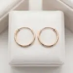 Aretes Esencia Dorada en Baño de Oro Real 18K y Cobre Ecológico SGS hipoalergénico libre de níquel - D'moé Joyería