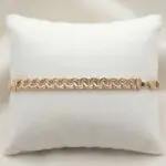 Pulsera Unión Eterna en Baño de Oro Real 18K y Cobre Ecológico SGS hipoalergénico libre de níquel - D'moé Joyería