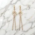 Aretes Dulzura Eterna en Baño de Oro Real 18K y Cobre Ecológico SGS hipoalergénico libre de níquel - D'moé Joyería