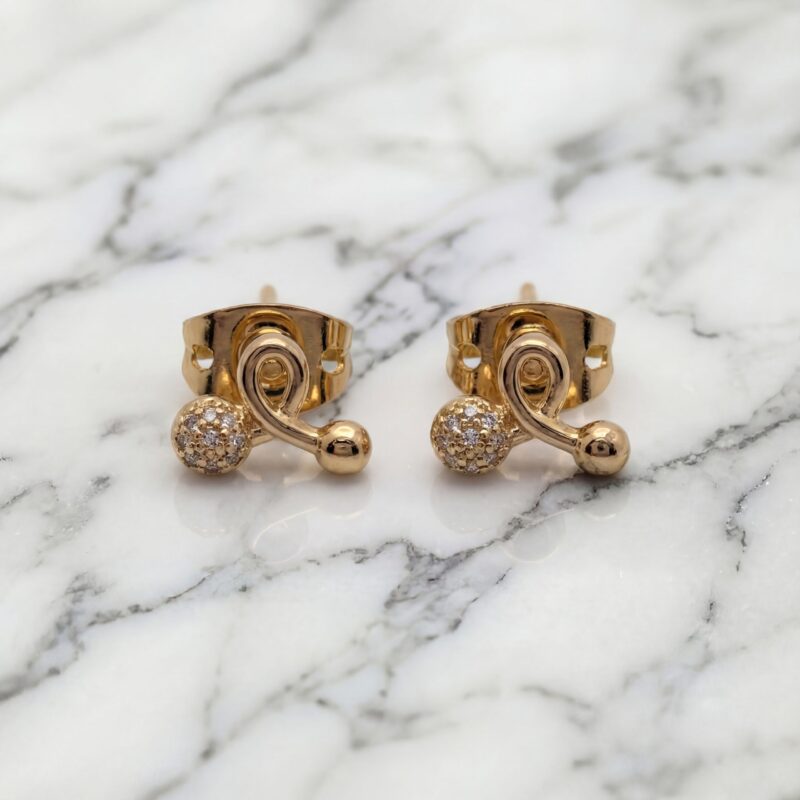 Aretes Lazo Brillante