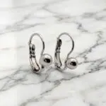 Aretes Esfera Brillante en Baño de Oro Real 18K y Cobre Ecológico SGS hipoalergénico libre de níquel - D'moé Joyería