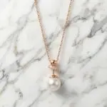 Dúo Perla Radiante en Baño de Oro Real 18K y Cobre Ecológico SGS hipoalergénico libre de níquel - D'moé Joyería